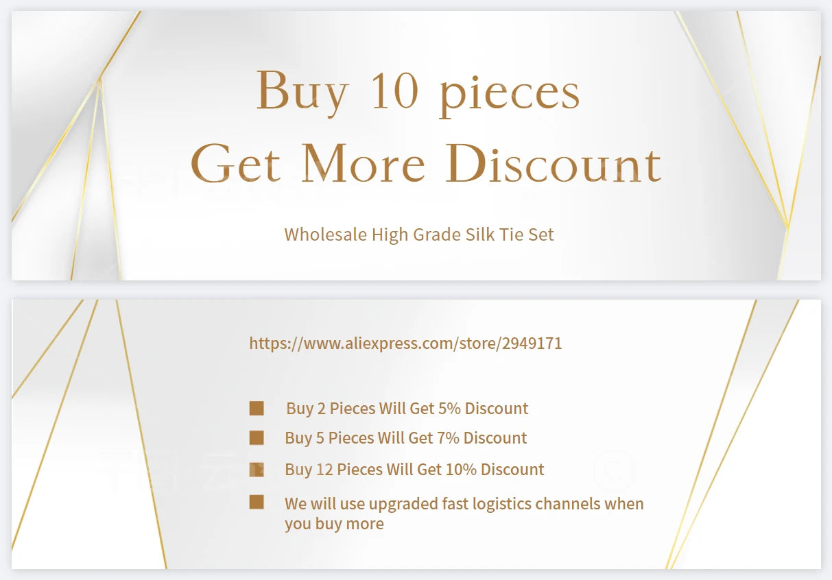 High Quality Silk Ties set for Men