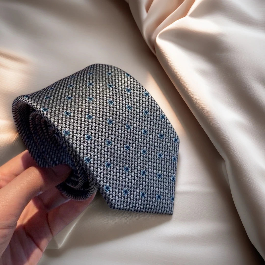 Luxury Silk Jacquard Twill Men's Ties Handmade.